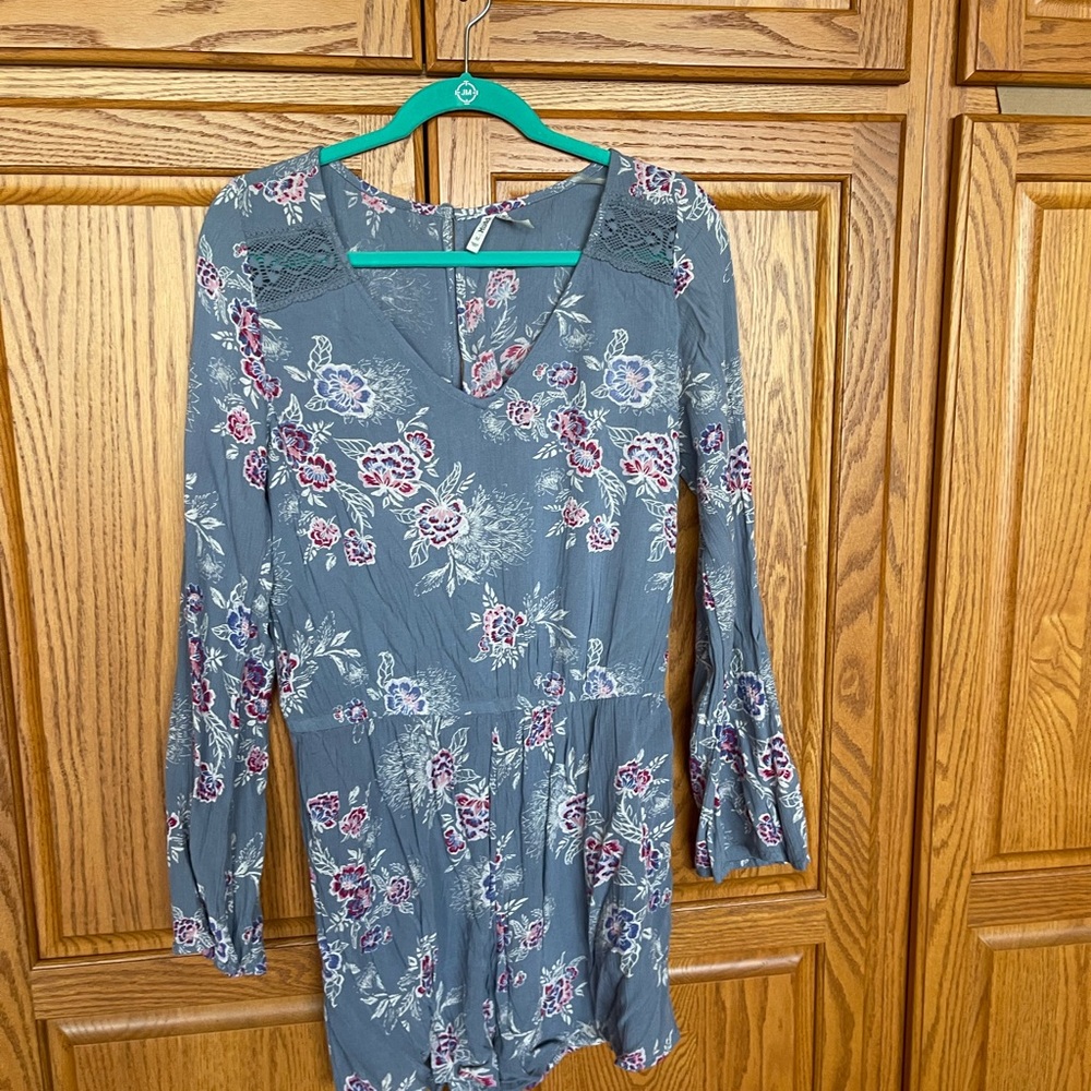 Floral Long Sleeve romper
